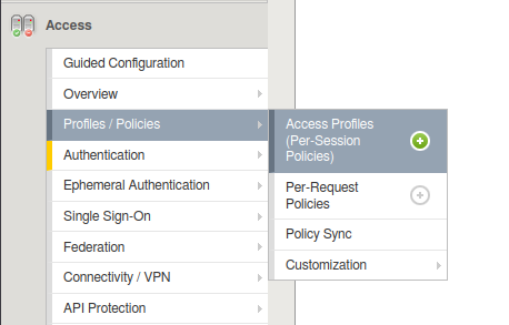 BIG-IP Access Profile
